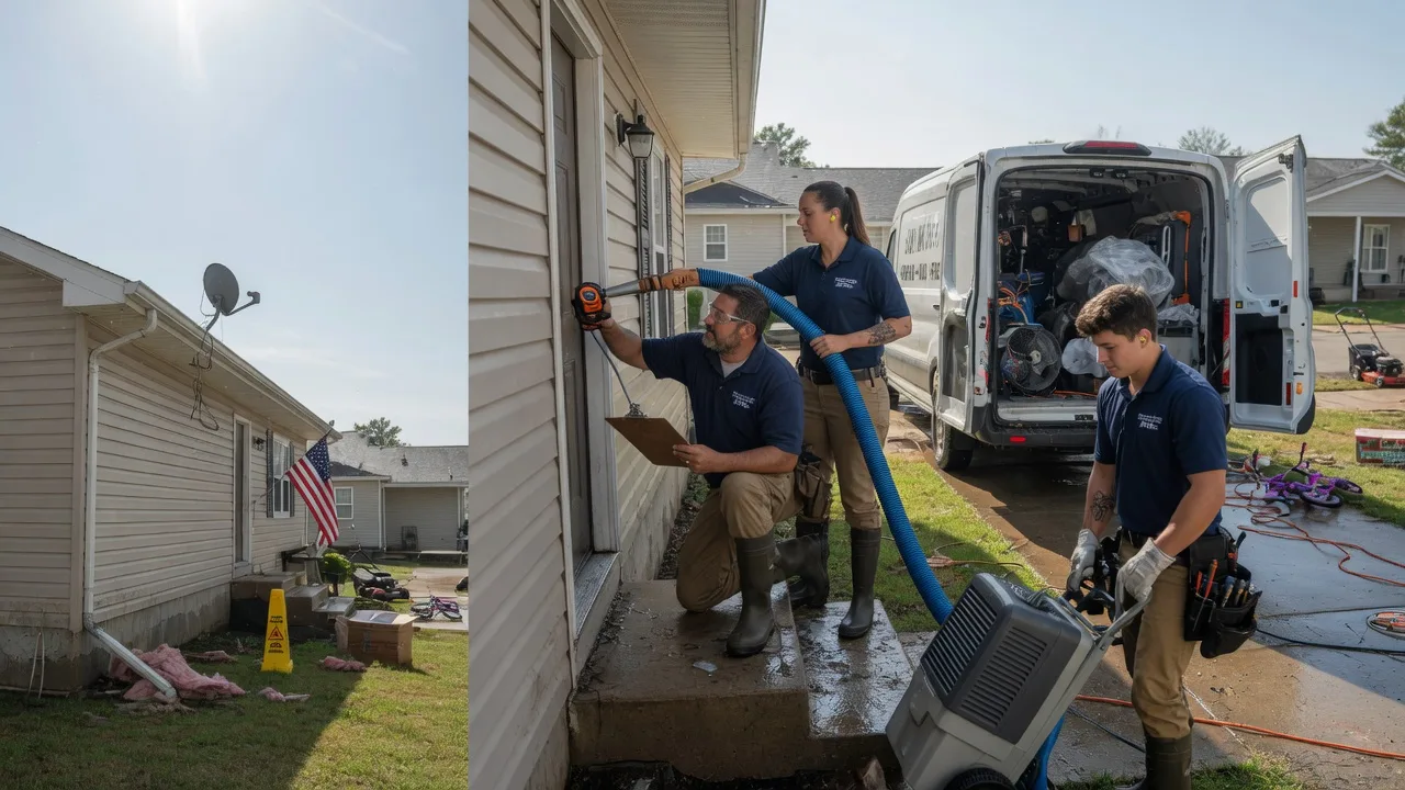 Ceiling Water Damage Restoration in Topeka, KS near me